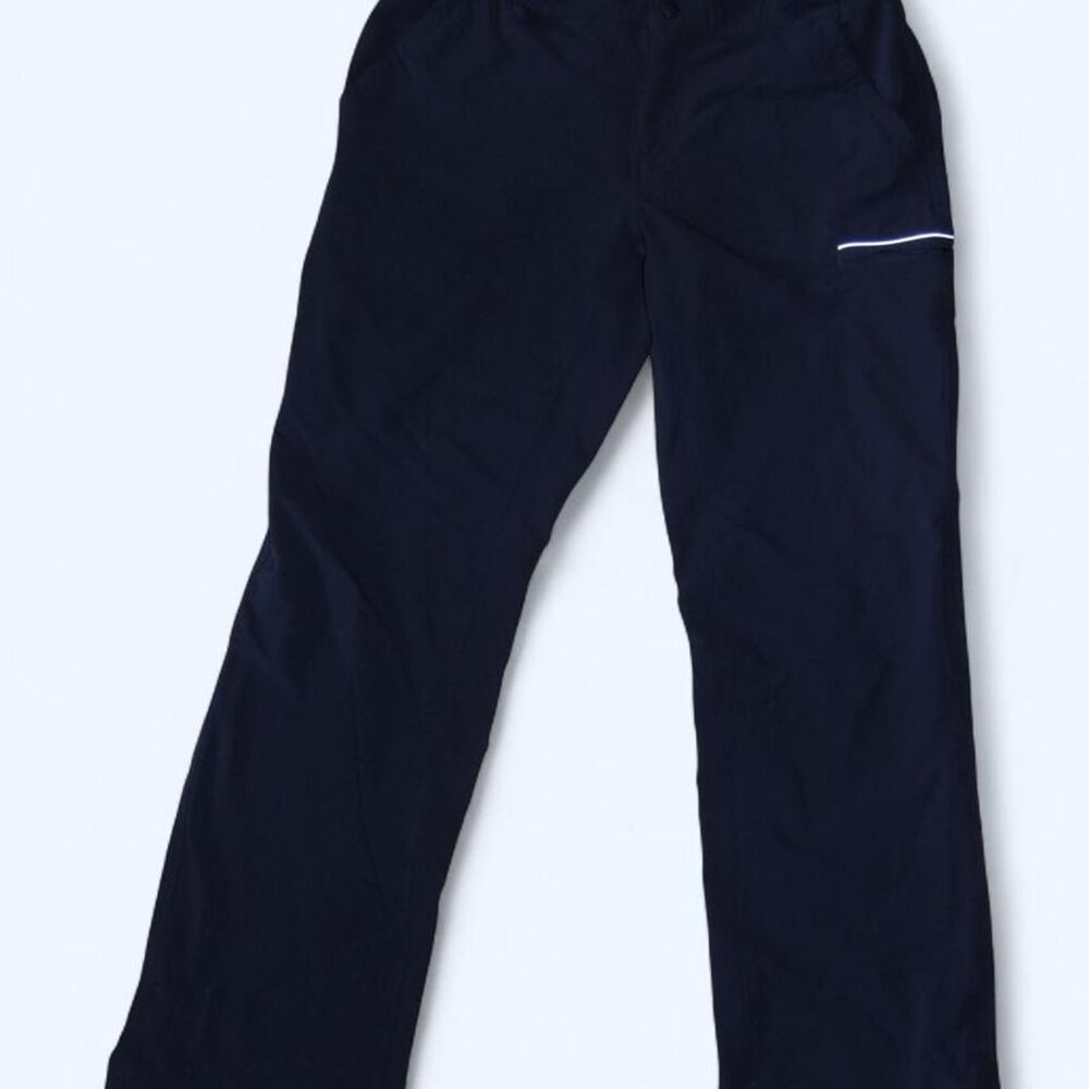 Duluth Trading Co. Black Hills Water-Repellent Brushed Fleece Cargo Pants Navy